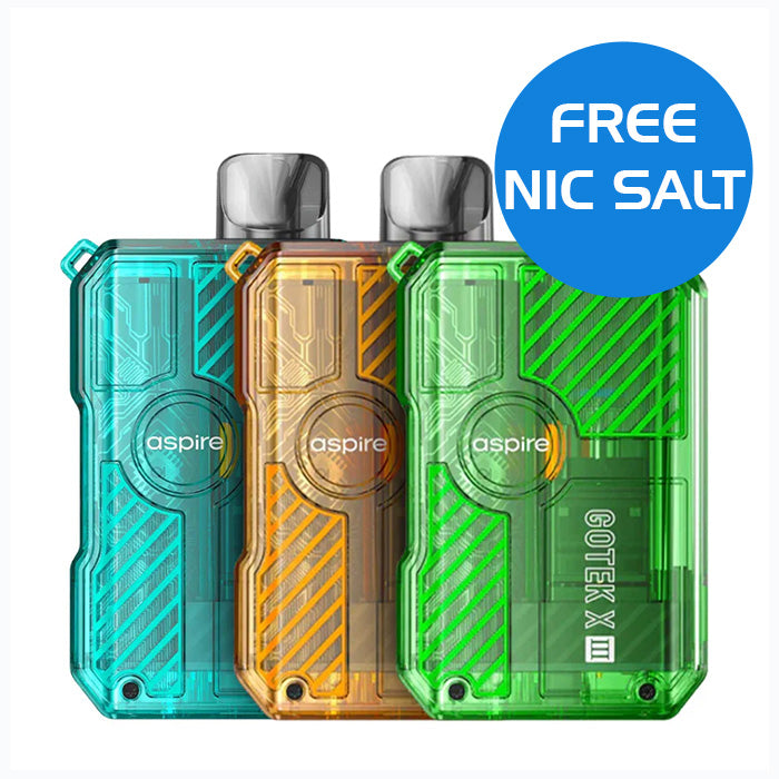 Aspire Gotek X3 Pod Kit Bar Bursters Aspire Gotek X3 Pod Kit Bar Bursters