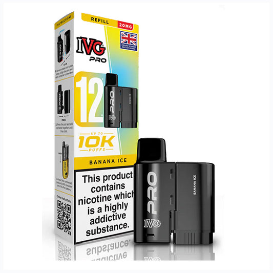 IVG PRO 12 Refill Pods - Banana Ice