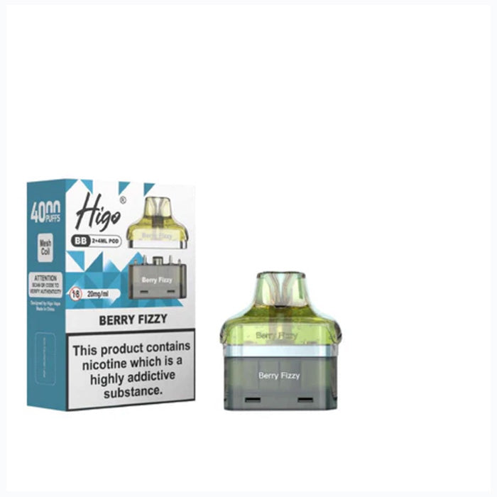 Higo BB4000 Pod - Berry Fizzy