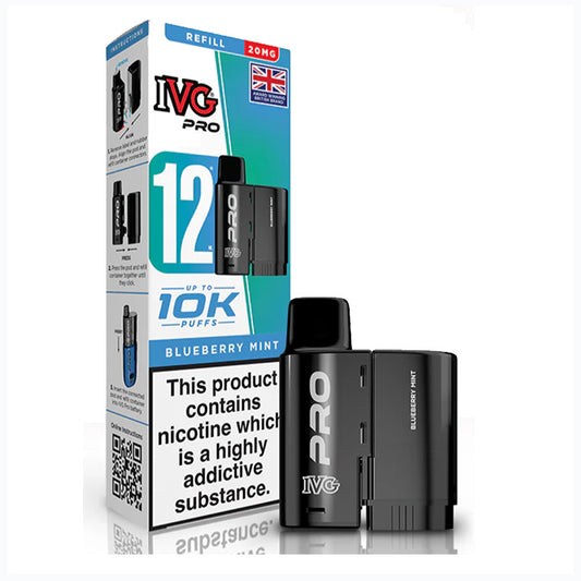 IVG PRO 12 Refill Pods - Blueberry Mint