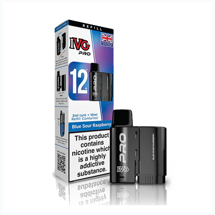 IVG PRO 12 Refill Pods -Blueberry Sour Raspberry