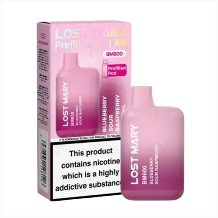 Lost Mary 600 Pod Kit -Blueberry Sour Raspberry