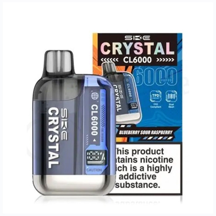 Blueberry Sour Raspberry SKE Crystal 6000 Puff Pod Kit