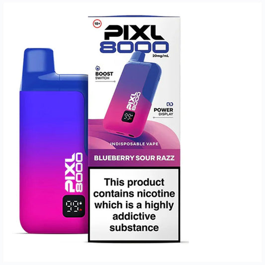 Blueberry Sour Razz Pixl 8000 Pod Kit