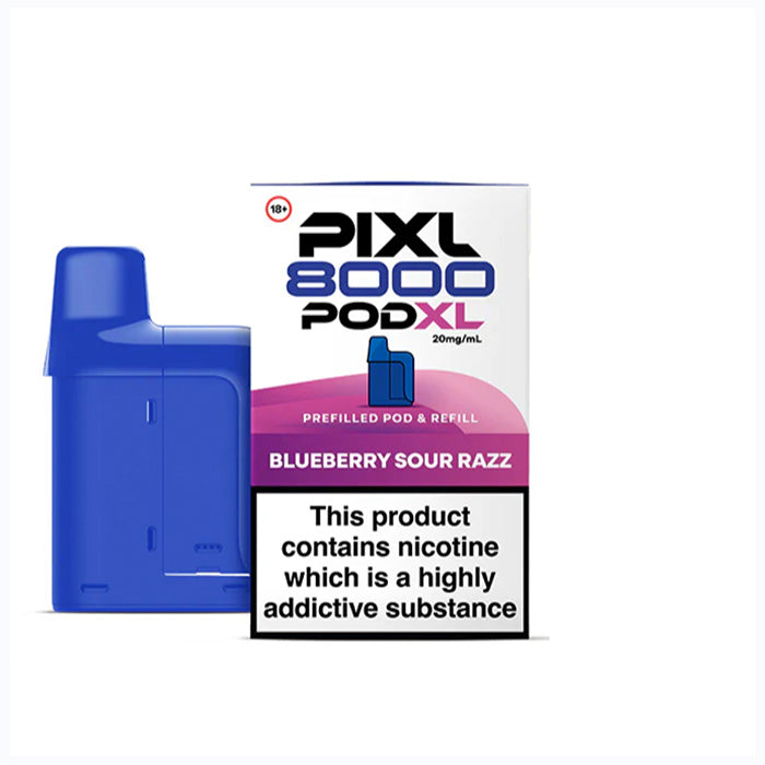 Blueberry Sour Razz Pixl 8000 Refill Pod