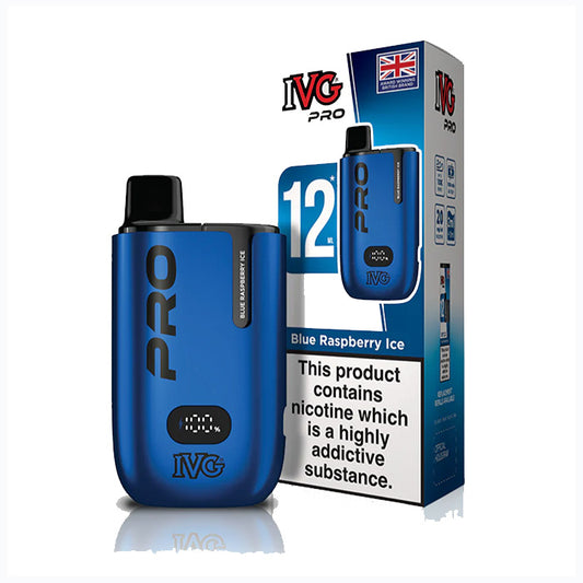 Blue Raspberry Ice IVG Pro 12 Pod Kit