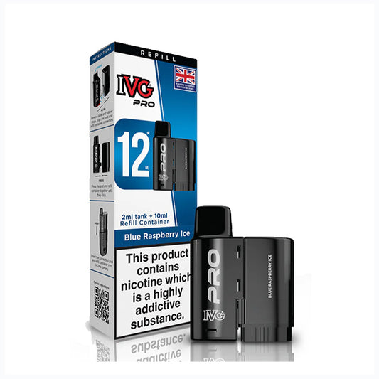 IVG PRO 12 Refill Pods - Blue Raspberry Ice