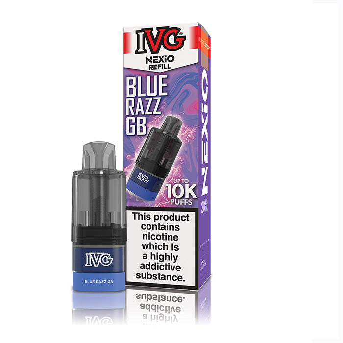 IVG Nexio 10K Refill Pods Blue Razz GB