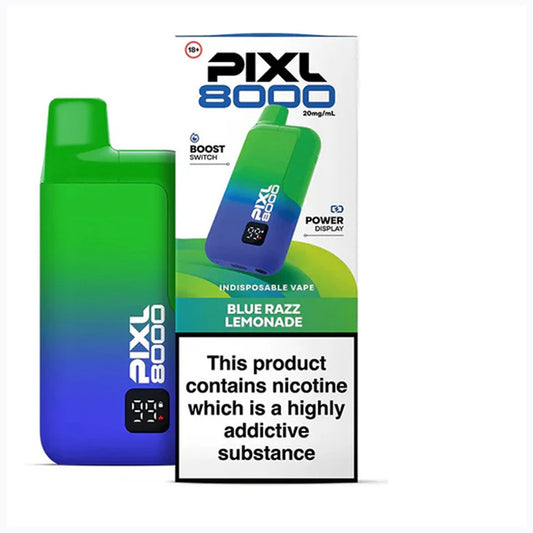 Blue Razz Lemonade Pixl 8000 Pod Kit
