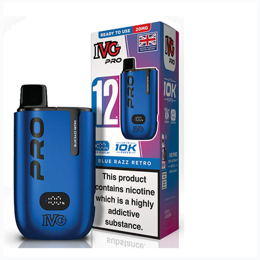 Blue Razz Retro IVG Pro 12 Pod Kit