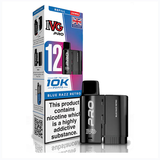 IVG PRO 12 Refill Pods - Blue Razz Retro