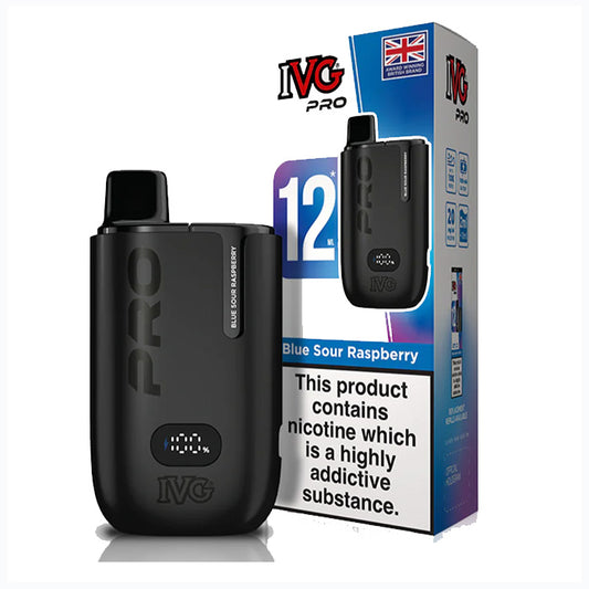 Blue Sour Raspberry IVG Pro 12 Pod Kit