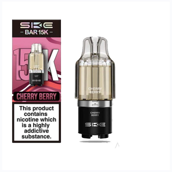 SKE Bar 15K Prefilled Pod- Cherry Berry