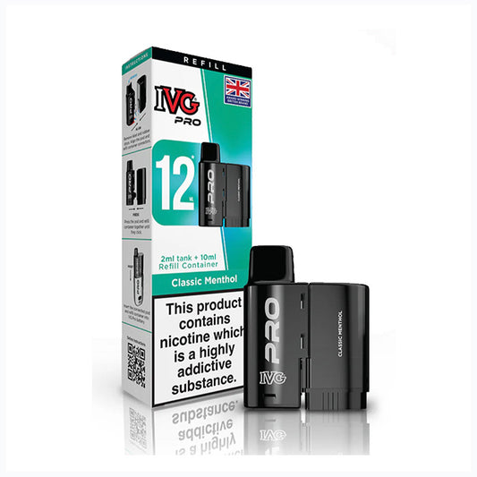 IVG PRO 12 Refill Pods - Classic Menthol
