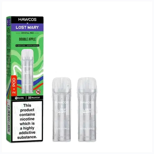 Double Apple Lost Mary X Hawcos Refill Pods