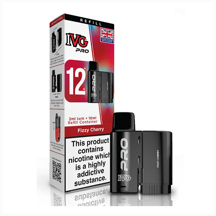 IVG PRO 12 Refill Pods -Fizzy Cherry