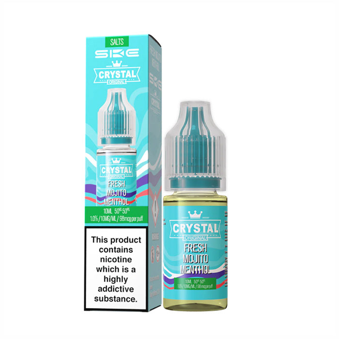 Fresh Menthol Mojito SKE Crystal Nic Salts Box Deal Bar Bursters Fresh Menthol Mojito SKE Crystal Nic Salts Box Deal Bar Bursters