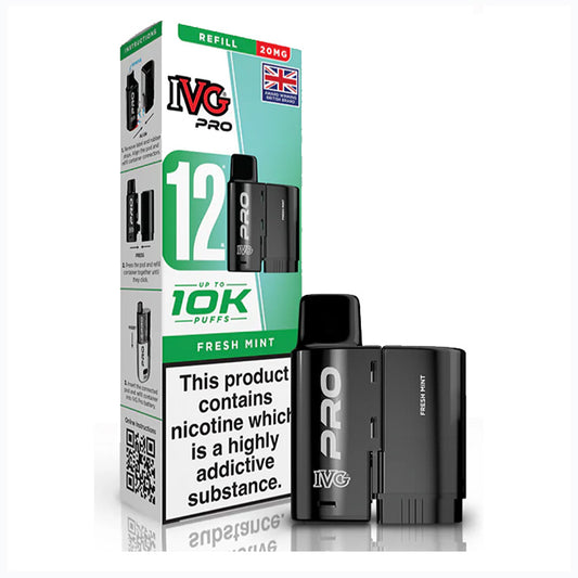 IVG PRO 12 Refill Pods - Fresh Mint