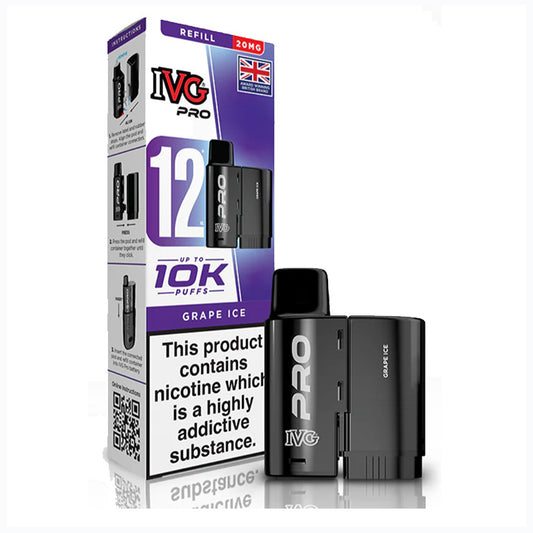 IVG PRO 12 Refill Pods - Grape Ice