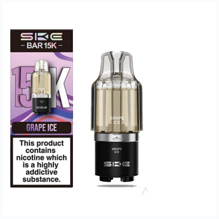 SKE Bar 15K Prefilled Pod- Grape Ice