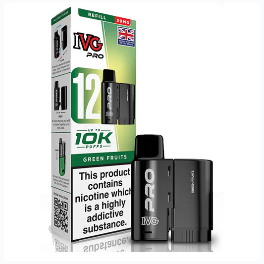 IVG PRO 12 Refill Pods - Green Fruits