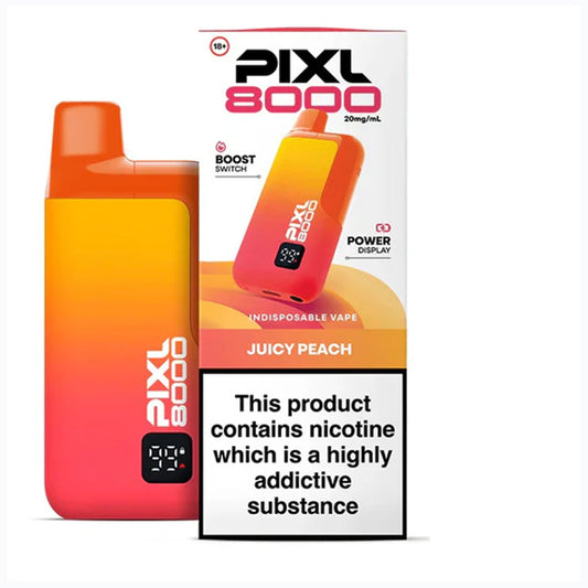 Juicy Peach Pixl 8000 Pod Kit