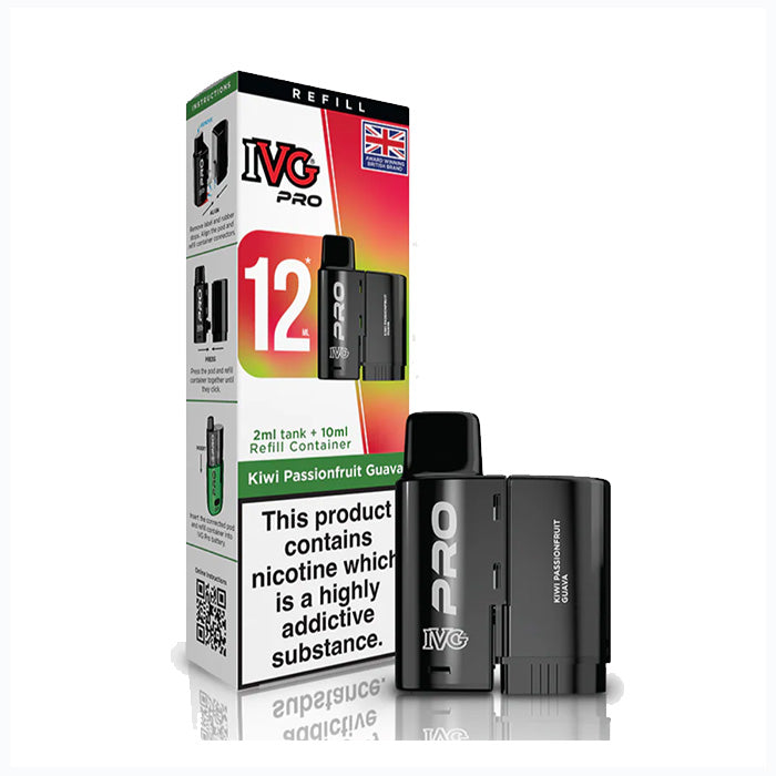 IVG PRO 12 Refill Pods -Kiwi Passionfruit Guava