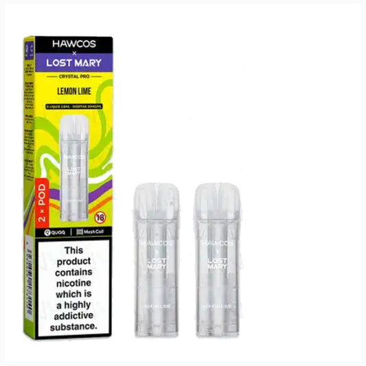 Lemon Lime Lost Mary X Hawcos Refill Pods
