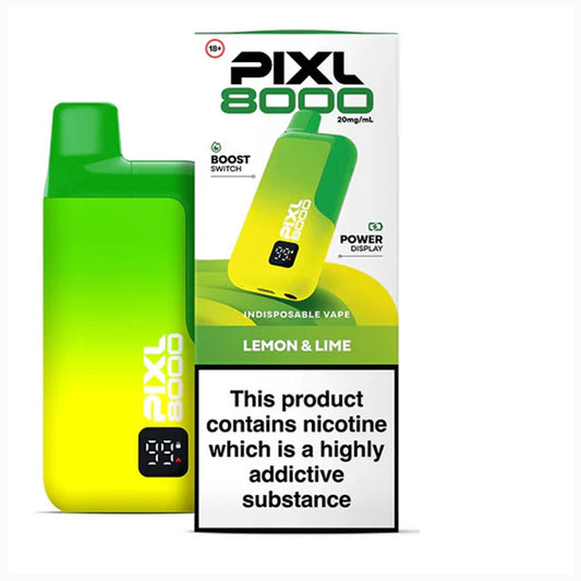 Lemon Lime Pixl 8000 Pod Kit