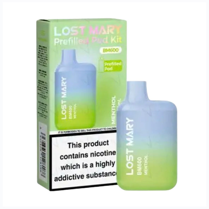 Lost Mary 600 Pod Kit - Menthol