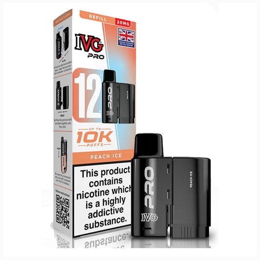 IVG PRO 12 Refill Pods - Peach Ice