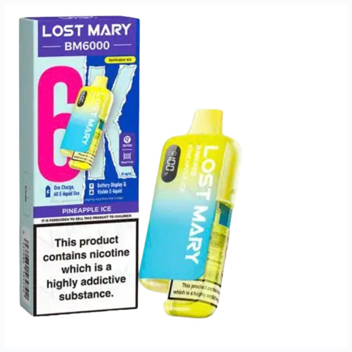Pineapple Ice Lost Mary Bm6000 Pod kit