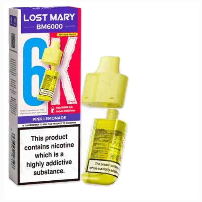 Pink Lemonade Lost Mary BM6000 Refill Pod