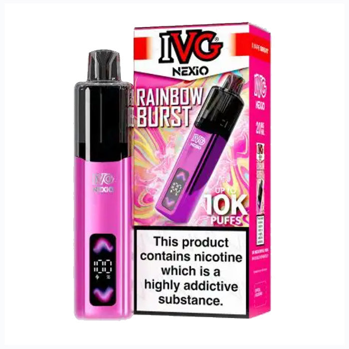 IVG Nexio 10K Pod Kit Rainbow Burst