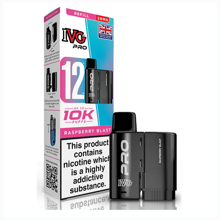 IVG PRO 12 Refill Pods - Raspberry Blast