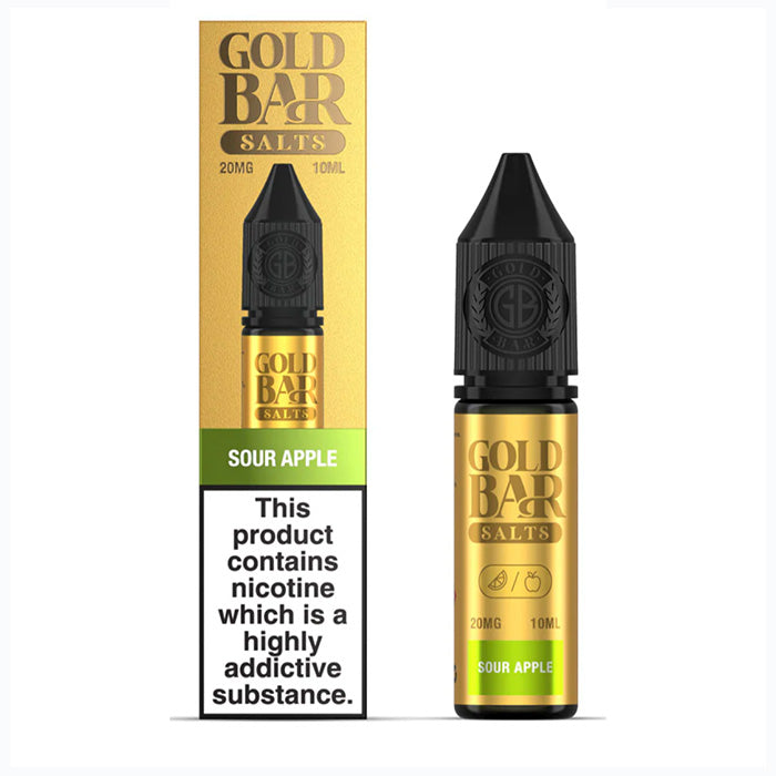 Sour Apple Gold Bar Nic Salt