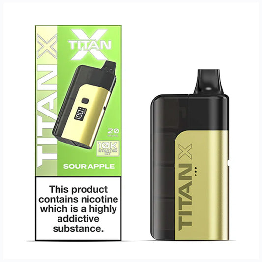 Sour Apple Titan X Pod Kit
