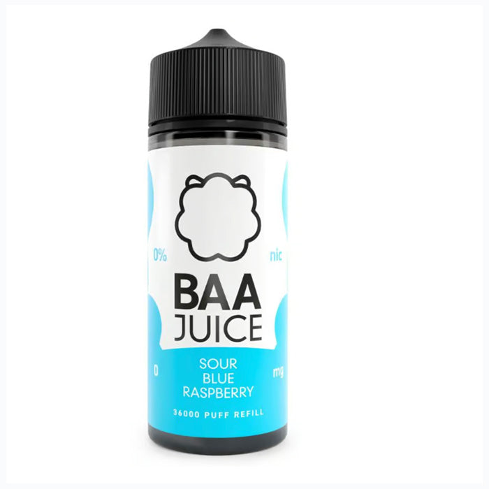 Sour Blue Raspberry Baa Juice 100ml Shortfill
