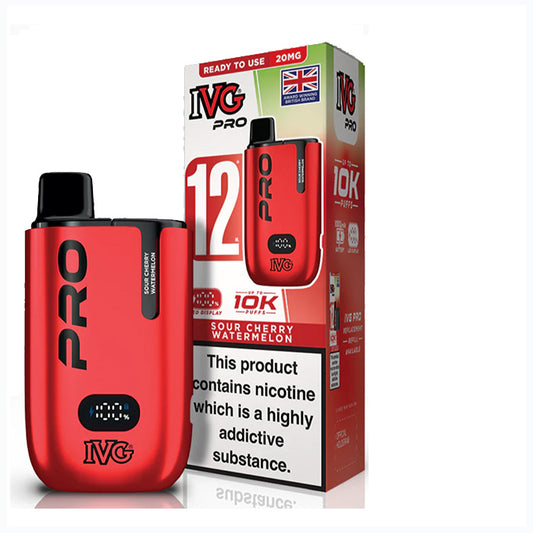 Sour Cherry Watermelon IVG Pro 12 Pod Kit