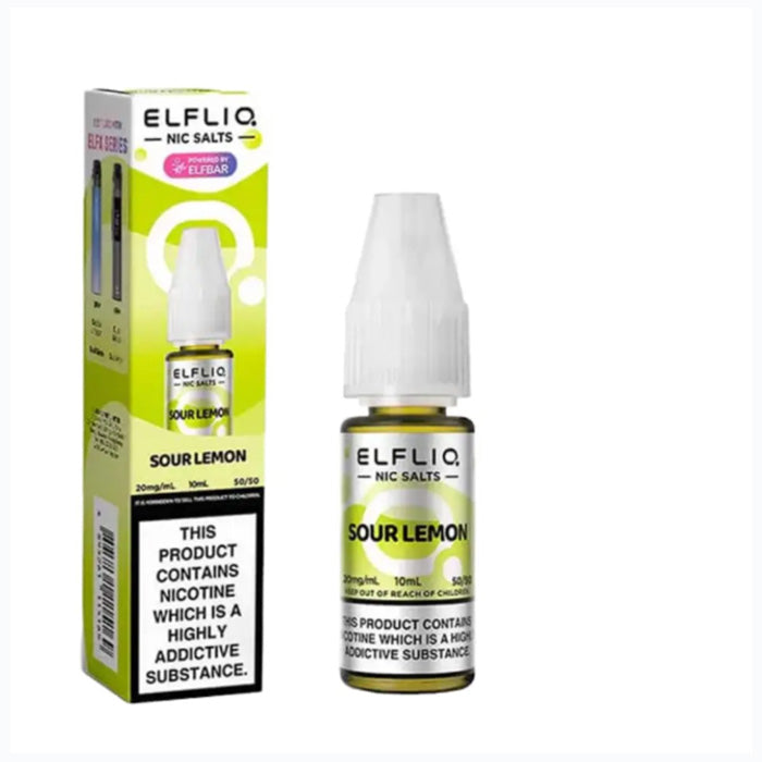 Sour Lemon Elfliq Nic Salt Box Deal