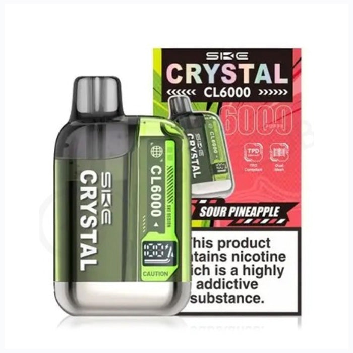 Sour Pineapple SKE Crystal 6000 Puff Pod Kit