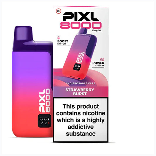 Strawberry Burst Pixl 8000 Pod Kit