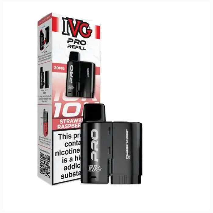 IVG PRO 12 Refill Pods - Strawberry Raspberry Ice