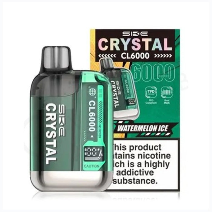 Watermelon Ice SKE Crystal 6000 Puff Pod Kit