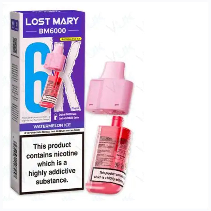 Watermelon Ice Lost Mary BM6000 Refill Pod