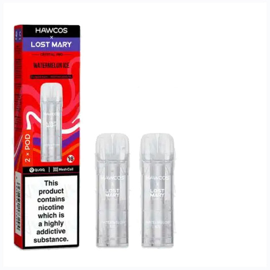 Watermelon Ice Lost Mary X Hawcos Refill Pods