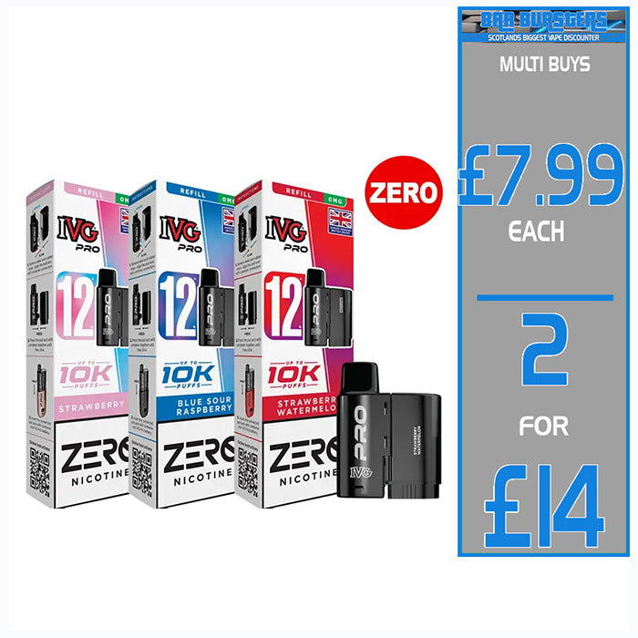 IVG Zero Nicotine Refill Pods