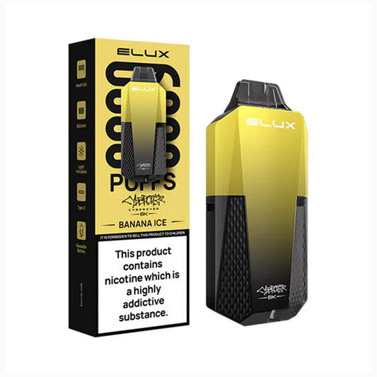 Banana Ice Elux Cyberover 6K Vape Kit