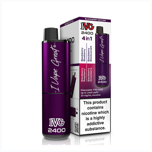 Blackberry Edition IVG 2400 puffs