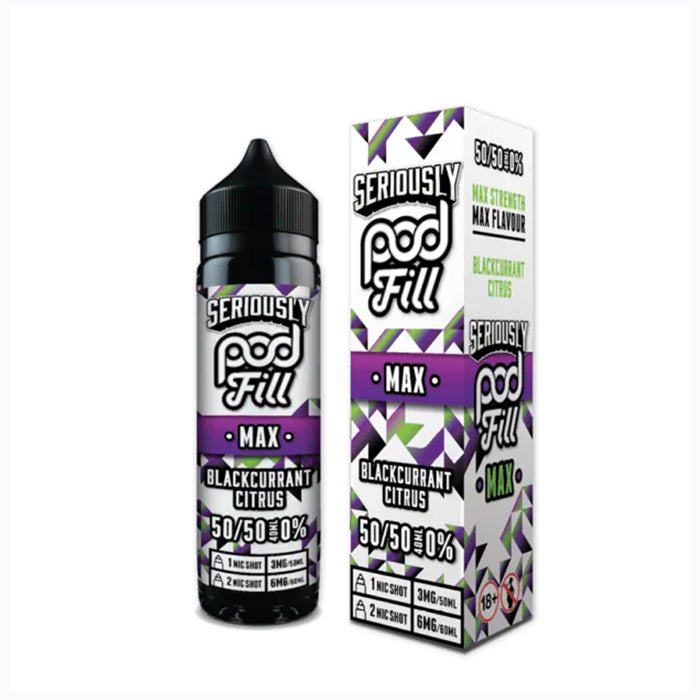 Blackcurrant Citrus Seriously Pod-Fill Max 50ml